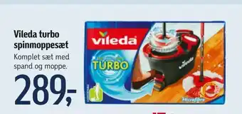 Føtex Vileda turbo spinmoppesæt tilbud