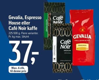 Føtex Gevalia, Espresso House eller Café Noir kaffe tilbud