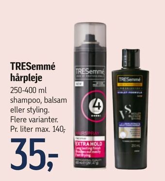 Føtex TRESemmé hårpleje tilbud