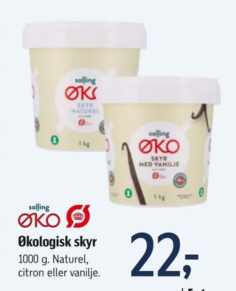 Føtex Økologisk skyr tilbud