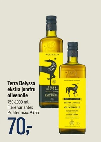 Føtex Terra Delyssa ekstra jomfru olivenolie tilbud