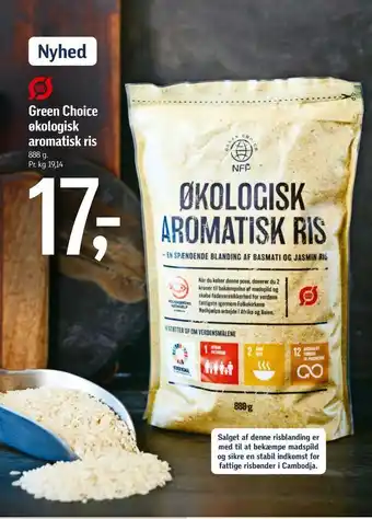 Føtex Green Choice økologisk aromatisk ris tilbud