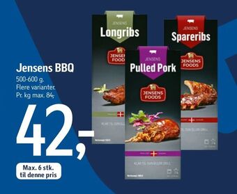 Føtex Jensens BBQ tilbud
