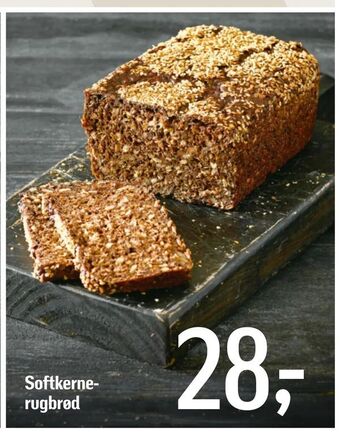 Føtex Softkerne rugbrød tilbud