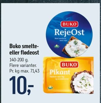 Føtex Buko smelte eller flødeost tilbud