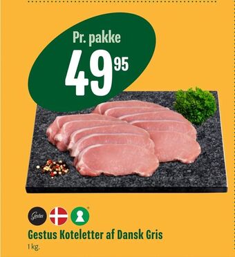 Min Købmand Gestus Koteletter af Dansk Gris tilbud