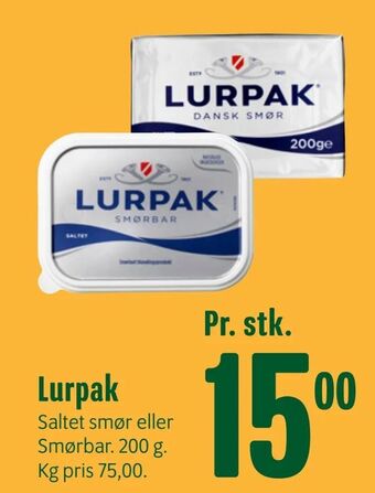 Min Købmand Lurpak tilbud