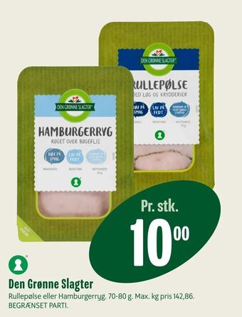 Min Købmand Den Grønne Slagter tilbud