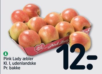 REMA 1000 Pink Lady æbler Kl. I, udenlandske Pr. bakke tilbud