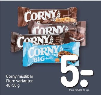 REMA 1000 Corny müslibar tilbud