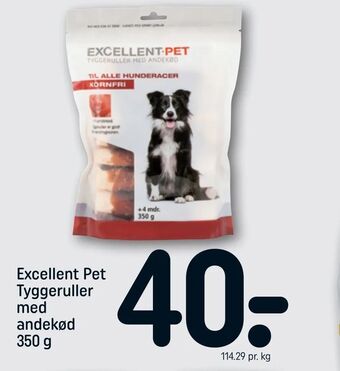 REMA 1000 Excellent Pet Tyggeruller med andekød tilbud