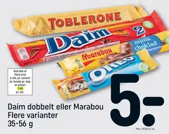 REMA 1000 Daim dobbelt eller Marabou tilbud