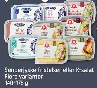 REMA 1000 Sønderjyske fristelser eller K-salat tilbud