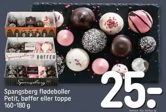 Spangsberg flødeboller Petit, bøffer eller toppe