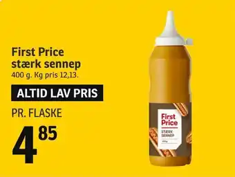 SPAR First Price stærk sennep tilbud