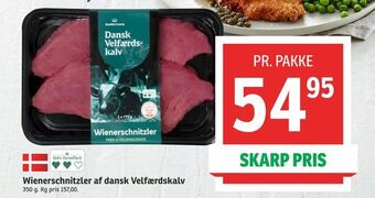 SPAR Wienerschnitzler af dansk Velfærdskalv tilbud
