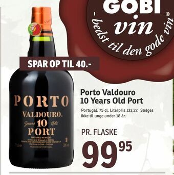 Porto Valdouro 10 Years Old Port