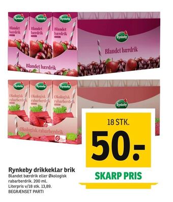 SPAR Rynkeby drikkeklar brik tilbud