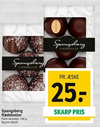 SPAR Spangsberg flødeboller tilbud