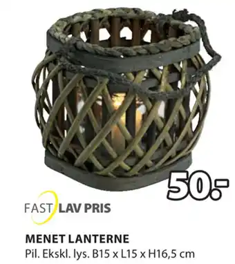 JYSK Fast Lav Pris Menet Lanterne tilbud