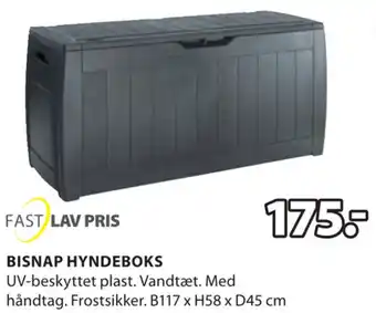 JYSK Fast Lav Pris Bisnap Hyndeboks tilbud