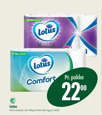 Min Købmand Lotus tilbud
