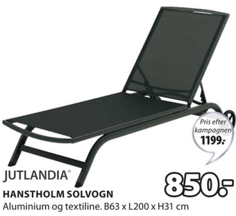 JYSK Jutlandia Hanstholm Solvogn tilbud