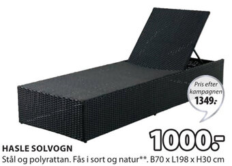 JYSK Hasle Solvogn tilbud