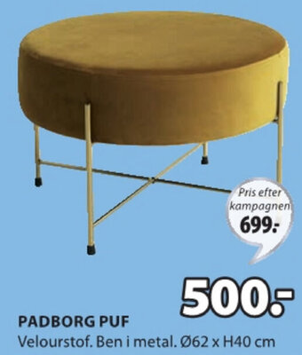 JYSK Padborg Puf tilbud