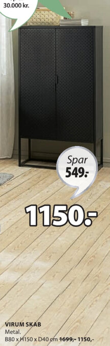 JYSK Virum Skab tilbud