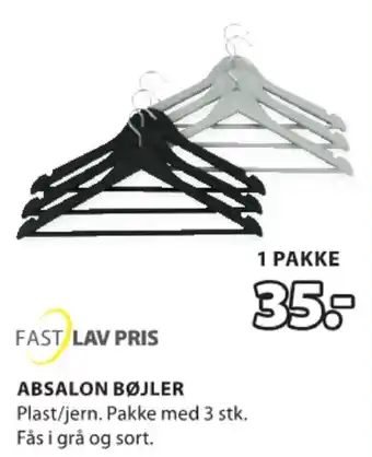 JYSK Fast Lav Pris Absalon Bøjler tilbud