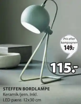 JYSK Steffen Bordlampe tilbud