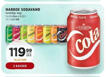 Scandinavian Park Harboe sodavand tilbud