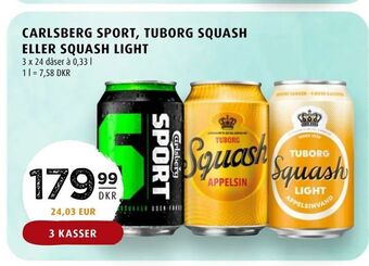 Scandinavian Park Carlsberg sport, tuborg squash eller squash light tilbud