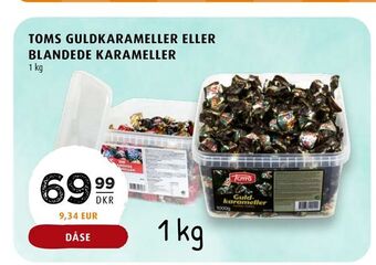 Scandinavian Park Toms guldkarameller eller blandede karameller tilbud