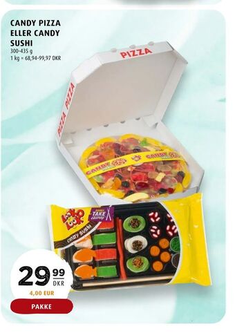 Scandinavian Park Candy pizza eller candy sushi tilbud
