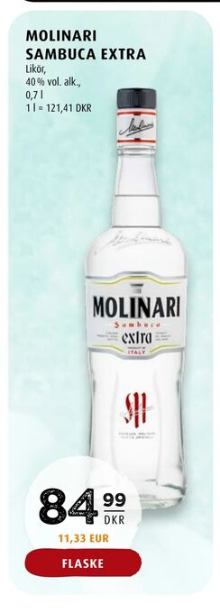 Scandinavian Park Molinari sambuca extra tilbud