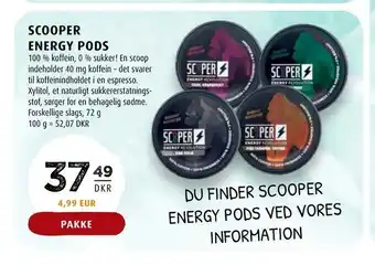 Scandinavian Park Scooper energy pods tilbud