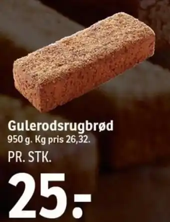 Gulerodsrugbrød 950 g