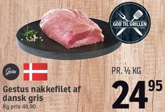 SPAR Gestus Nakkefilet Af Dansk Gris tilbud