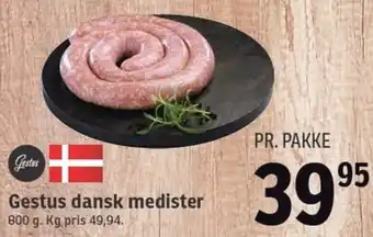 SPAR Gestus Dansk Medister 800 g tilbud