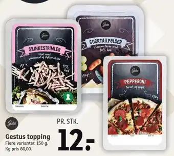 SPAR Gestus Topping 150 g tilbud
