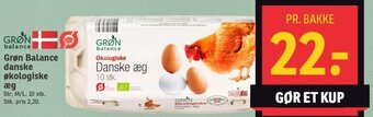 SPAR Grøn Balance Danske Økologiske Æg tilbud