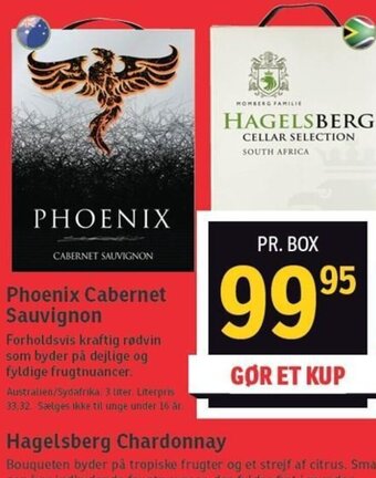 SPAR Phoenix Cabernet Sauvignon tilbud