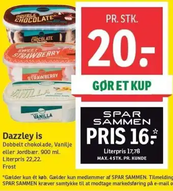 SPAR Dazzley Is 900 ml tilbud