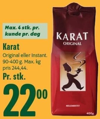 Min Købmand Karat 90-400 g tilbud