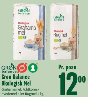 Min Købmand GrØn Balance Økologisk Mel tilbud