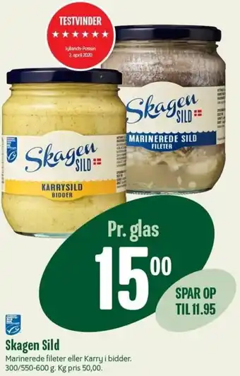 Min Købmand Skagen Sild 300/550-600 g tilbud