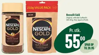 Min Købmand Nescafé Gold 200-210 g tilbud