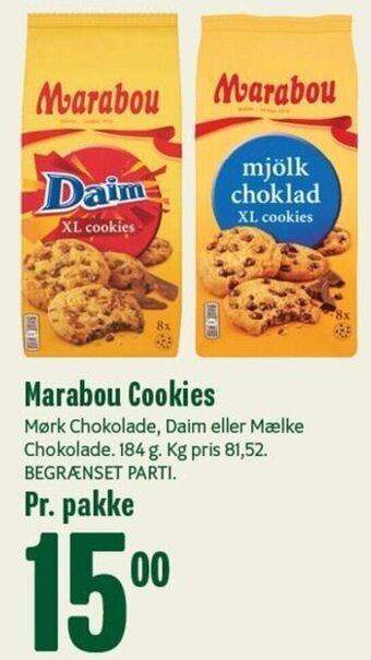 Min Købmand Marabou Cookies tilbud
